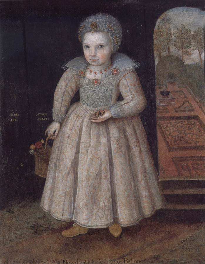 Lettice Newdigate aged two